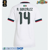 Maglie da calcio Messico Armando Gonzalez #14 Seconda Maglia Femminile Mondiali 2026  Manica Corta